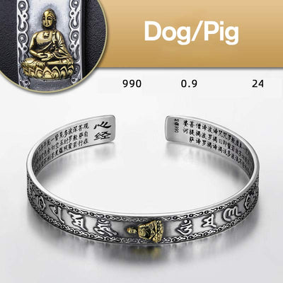 Chinese Zodiac Natal Buddha Protection Bracelet (Extra 30% Off | USE CODE: FS30) Bracelet BS Dog&Pig