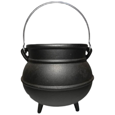 Buddha Stones Cast Iron Cauldron Prayer Altar Burning Holder Incense Sage Smudging Rituals Use Items Prayer Altar BS Extra Large Incense Burner 24*23.0cm