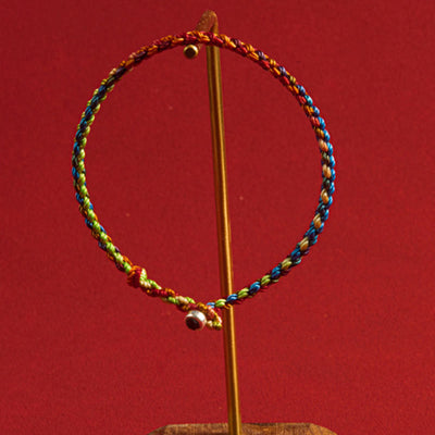 Buddha Stones "May you be blessed with peace and safety in all four seasons" Lucky Multicolored Bracelet Bracelet BS 9