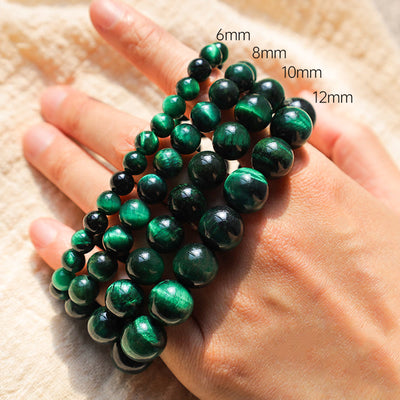 Bracelet de guérison énergétique Foviel en œil de tigre