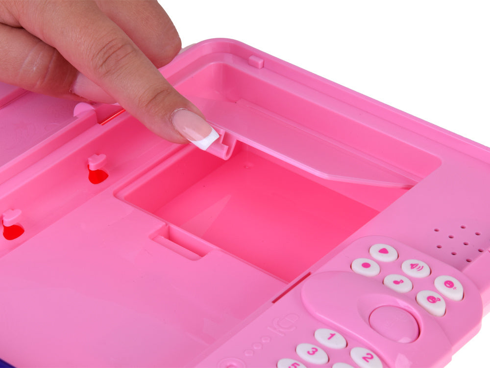 Fidtoy 2 in 1 Interactive Coded Secret Magical Unicorn Diary, Pink Password Diary with Recording, Playback, Voice Changer, Hidden Storage, Notebook and Marker Ages 6+
