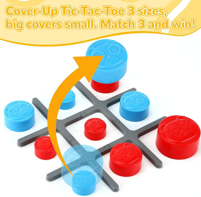 Juego de Puzle Táctil 5 en 1 de Tic Tac Toe Electrónico - 265