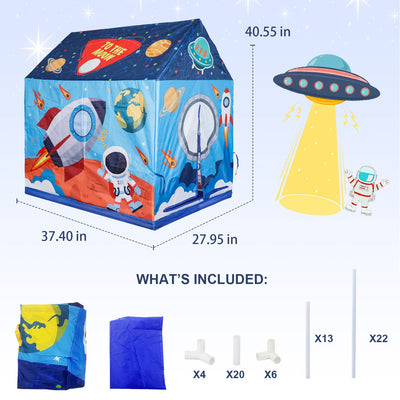 Fidtoy Space Play Tent for Kids Indoor Playhouse Hideaway