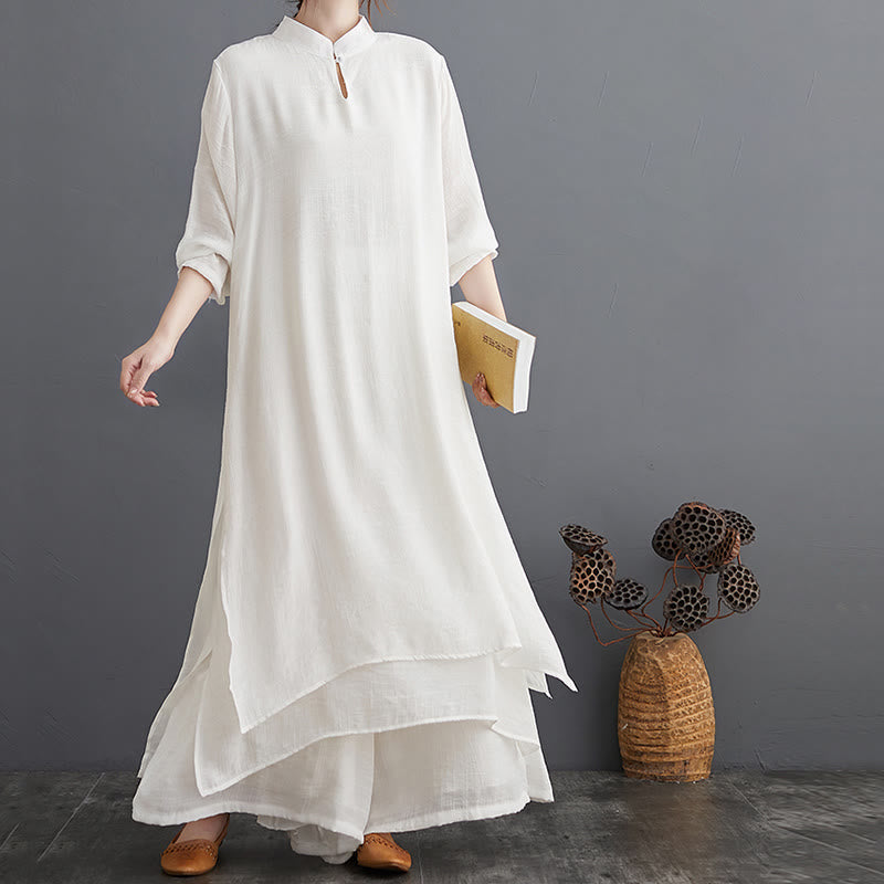 Foviel Einfaches Muster Meditation Gebet Spirituelle Zen Praxis Yoga Kleidung Damen Set
