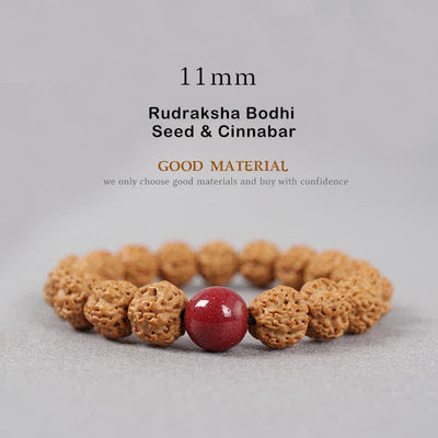 Buddhastoneshop Tibet Rudraksha Bodhi Seed Dzi Bead Amber Turquoise Wealth Bracelet