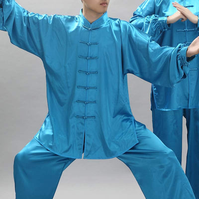 Foviel Simple Pattern Meditation Prayer Spiritual Zen Tai Chi Qigong Practice Unisex Clothing Set
