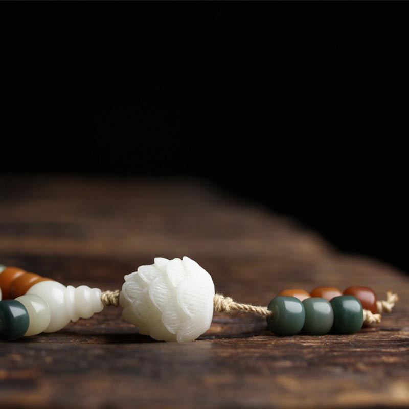 Collier-bracelet Mala harmonie Lotus Bodhi Foviel