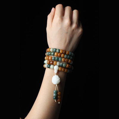 Collier-bracelet Mala harmonie Lotus Bodhi Foviel