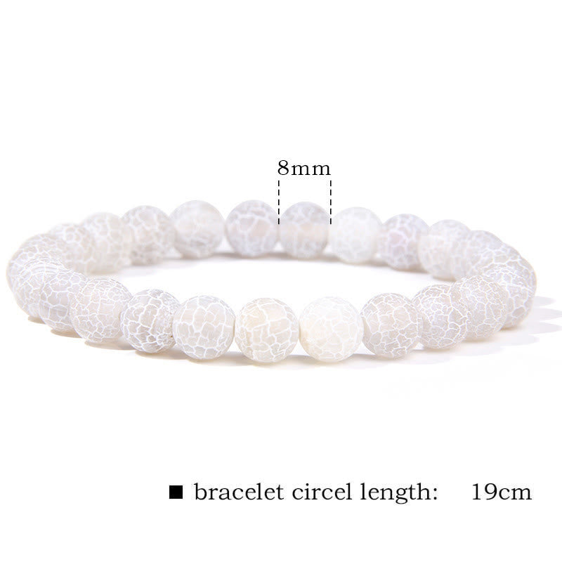 Natural Agate Stone Crystal Balance Beaded Bracelet Bracelet BS 55