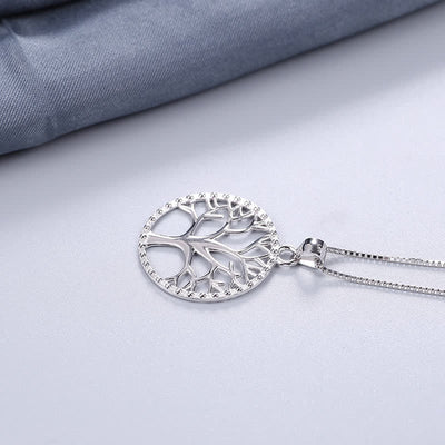 Buddha Stones The Tree of Life 925 Sterling Silver Creation Necklace Pendant Necklaces & Pendants BS 5