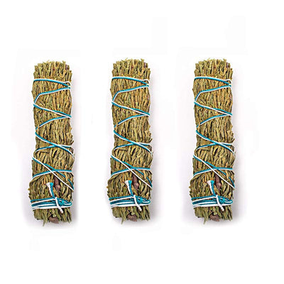 Buddha Stones Smudge Stick for Home Cleansing Incense Healing Meditation and Cedar Sticks Incense Wands Rituals Incense BS 3 Stick (10.5cm/Stick)