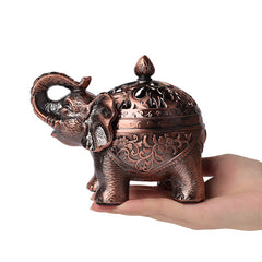 Buddha Stones Elephant Alloy Incense Holder Home Decoration Incense Burner Incense Burner BS main