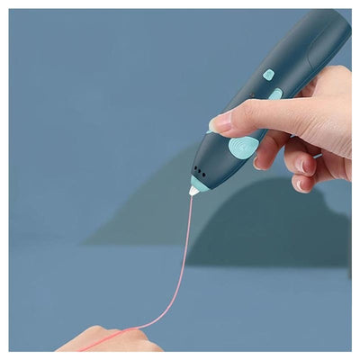 Fidtoy 3D Drawing Fun Rechargeable Printing Pen for Kids, Low-Temperature 3D Printing Pen Set with PCL Refills, Teaching Diagrams, USB Charging Cable, Creative STEM Art Toy Ages 3-6