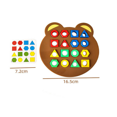 Fidtoy Montessori Shape Matching Game