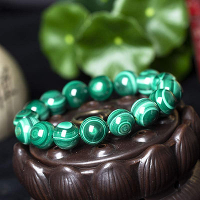 Foviel Natural Malachite Protection Calmness Bracelet