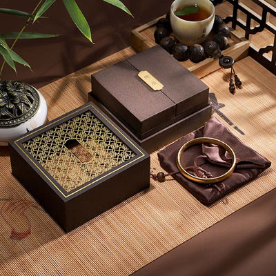 Buddha Stones Retro Jewelry Storage Box Gift Box Decorations BS 2