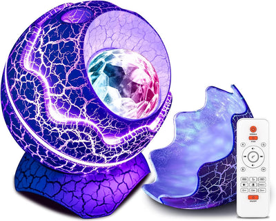 Fidtoy Dinosaur Egg Galaxy Projector Night Light