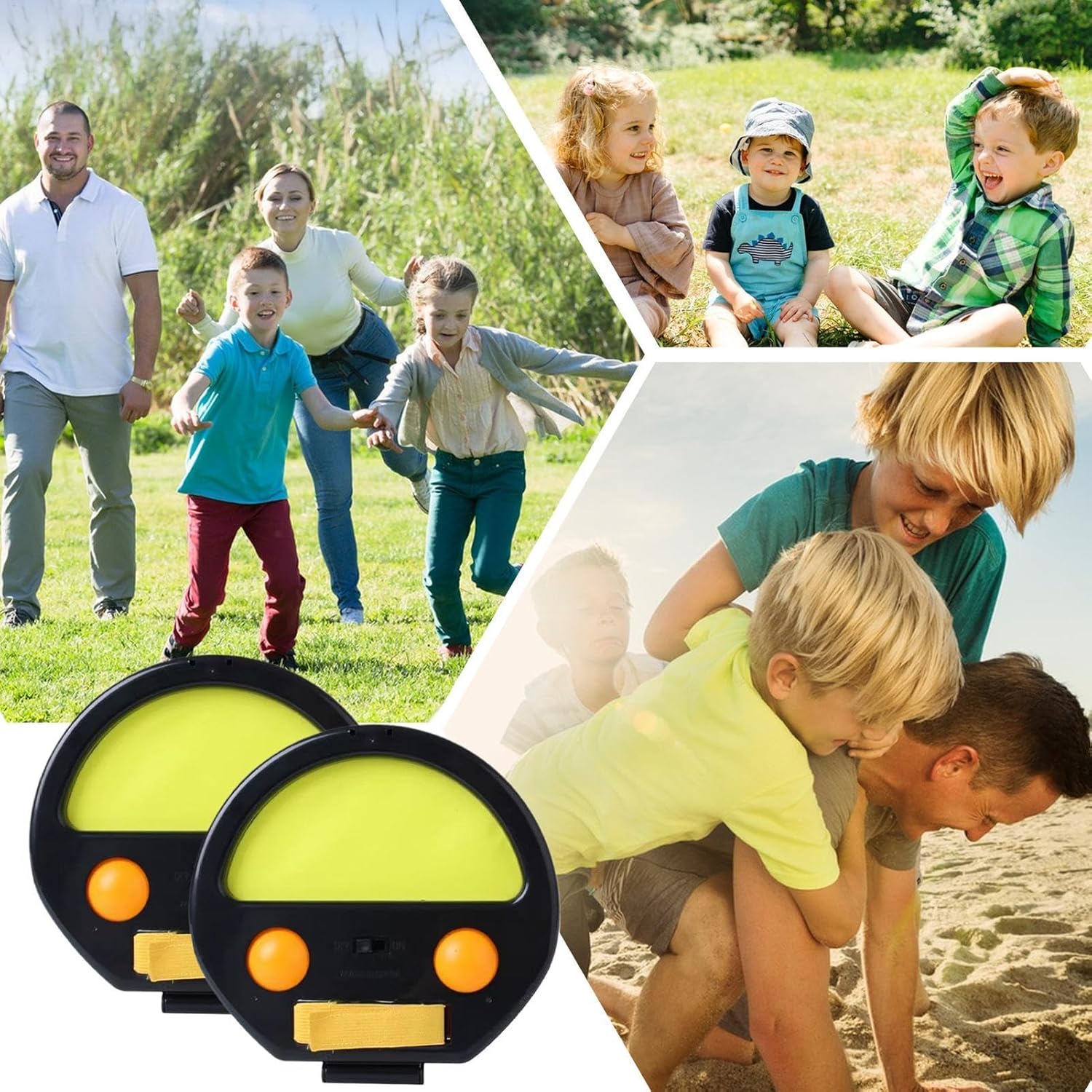 Ensemble de jeu de lancer et d'attraper Fidtoy Velcro – Amusements de plein air pour enfants et adultes