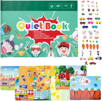 generic Viagens Adesivo Livro Criança - Ocupação Infant removível - atividades aprendizagem pré-escolar para crianças para desenvolver habilidades aprendizagem, brinquedos