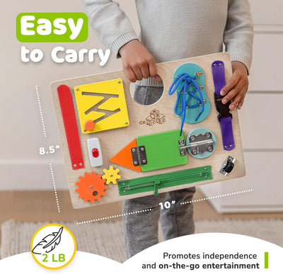 Fidtoy Montessori Learning Busy Board for Toddlers