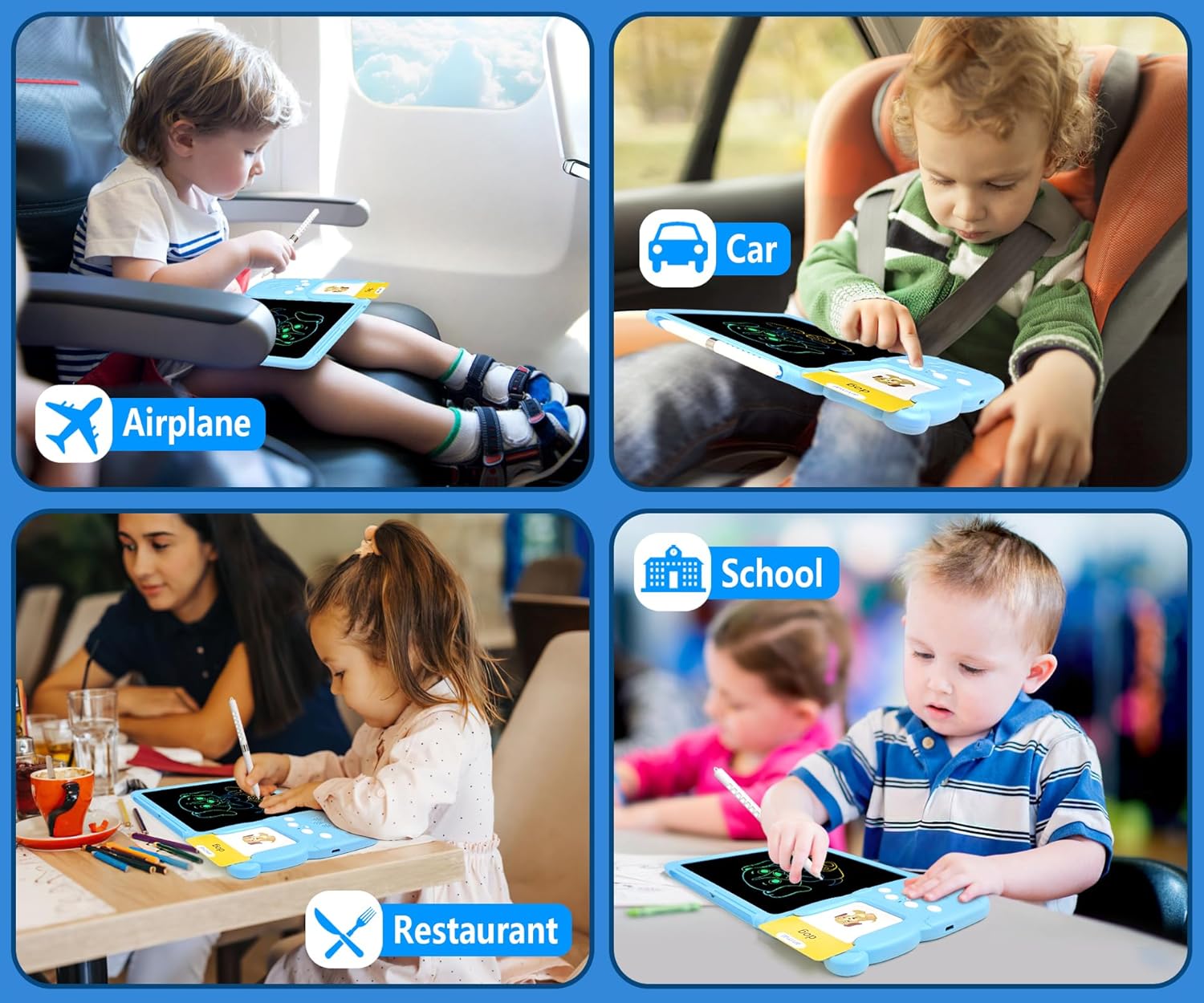 Tablette d'écriture parlante Fidtoy – Apprentissage interactif pour les tout-petits de 3 ans et plus
