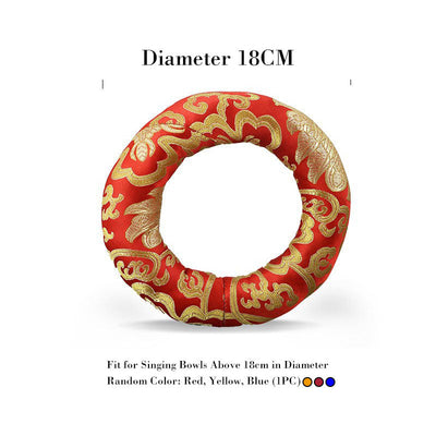 Buddha Stones Tibetan Singing Bowl Handcraft Cushion Decoration - image 9