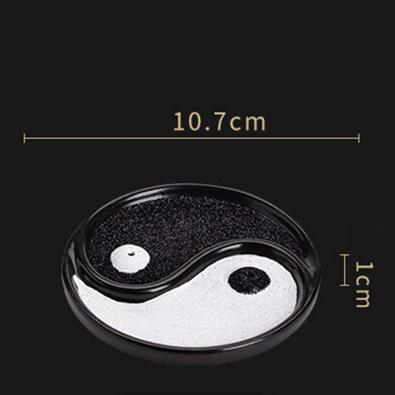 Buddha Stones Yin Yang Zen Balance Incense Holder Incense Burner BS 12