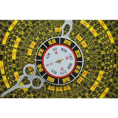 Buddha Stones Feng Shui Bagua Map Balance Energy Map Wall Clock Bagua Map BS 23