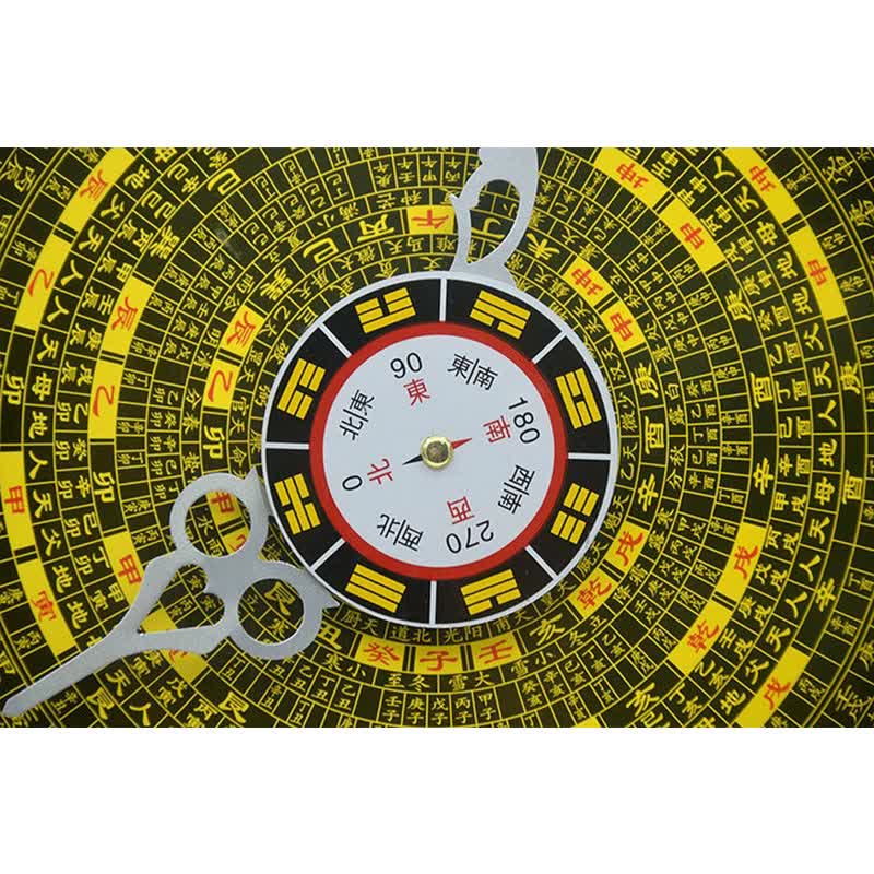 Buddha Stones Feng Shui Bagua Map Balance Energy Map Wall Clock Bagua Map BS 23