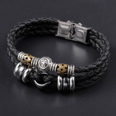 Buddha Stones 12 Constellations of the Zodiac Hematite Protection Bracelet Bracelet BS Taurus