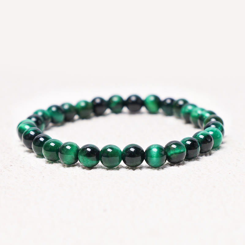 Bracelet de guérison énergétique Foviel en œil de tigre