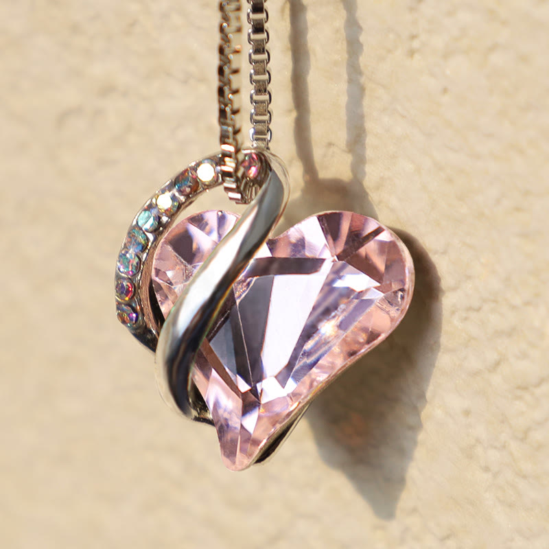 Buddha Stones Love Heart Birthstone Healing Energy Necklace Pendant Necklaces & Pendants BS 36