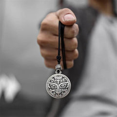 Buddha Stones Lucky FengShui Mythological Creature Taotie Wealth Necklace Pendant Necklaces & Pendants BS Taotie Good Luck Pendant