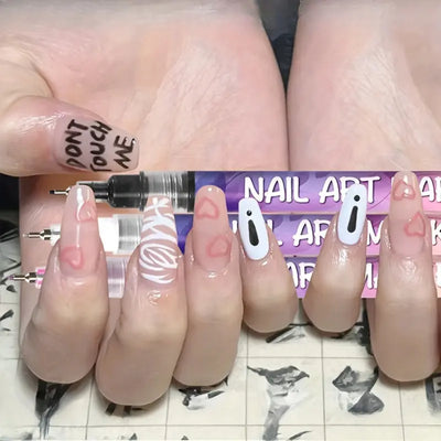 MagicMani™ Nail Art Pen Set - Quick-Dry, Mess-Free Creativity for Kids
