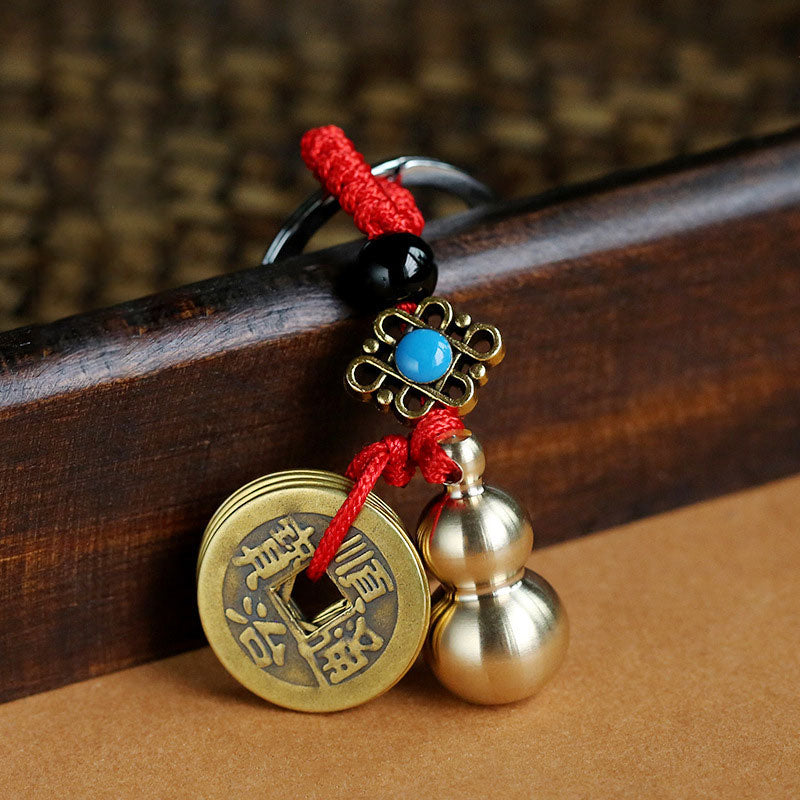 Feng Shui Copper Healing Luck Keychain Decoration Decoration BS 1