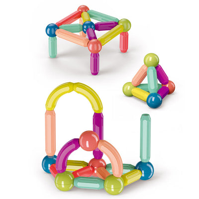 Fidtoy Magnetic Blocks STEM Construction Toy for Kids 3+