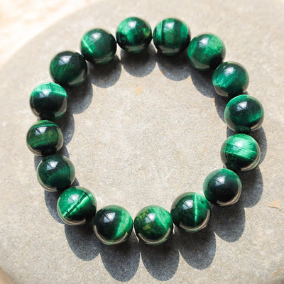 Bracelet de guérison énergétique Foviel en œil de tigre