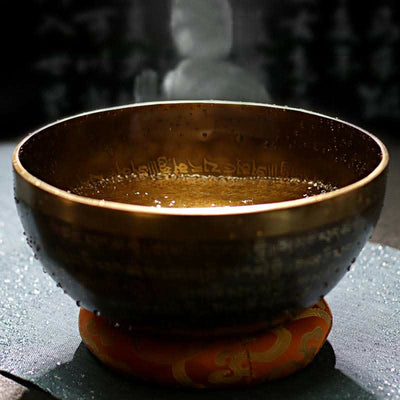 Buddha Stones Sutra Singing Bowl Handcrafted for Healing and Meditation Positive Energy Sound Bowl Set Singing Bowl buddhastoneshop 3