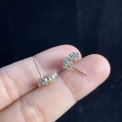 FREE Today: Release Negativity White Jade Flower Blessing Stud Earrings FREE FREE 13
