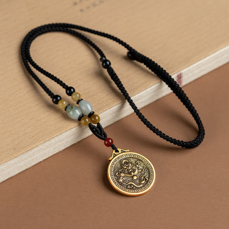 12 Chinese Zodiac Blessing Wealth Fortune Necklace Pendant Necklaces & Pendants BS Dragon