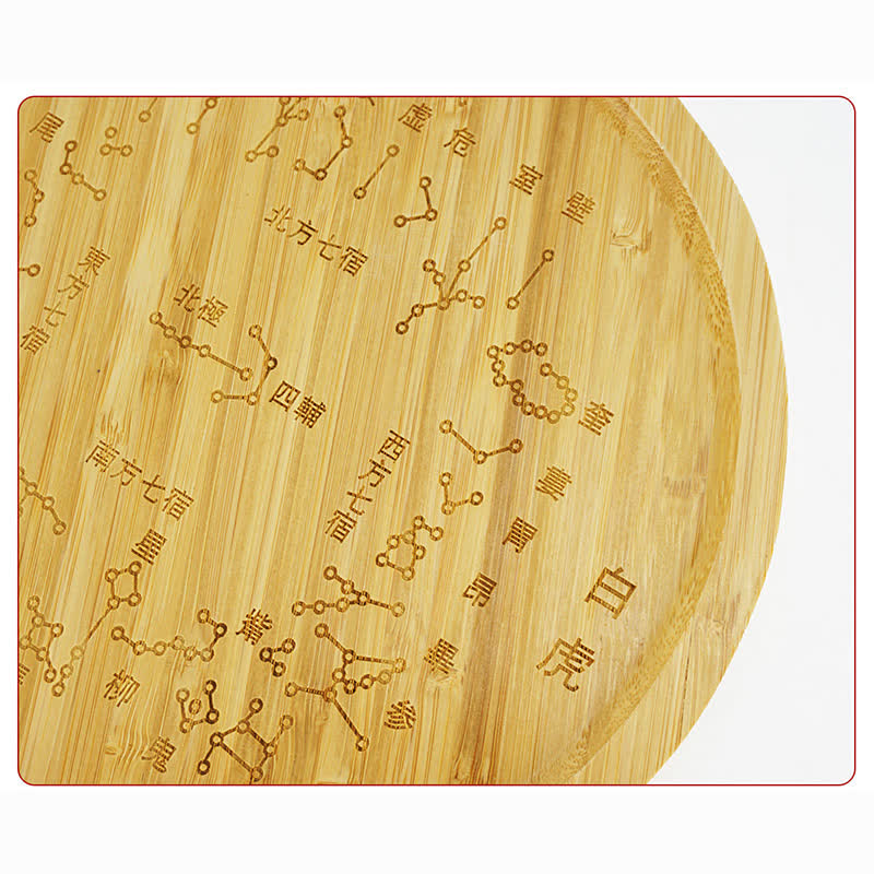 Buddha Stones Feng Shui Bamboo Bagua Map Harmony Energy Map Bagua Map BS 6