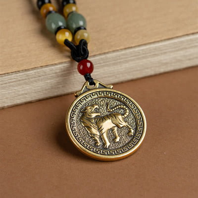 12 Chinese Zodiac Blessing Wealth Fortune Necklace Pendant Necklaces & Pendants BS 13