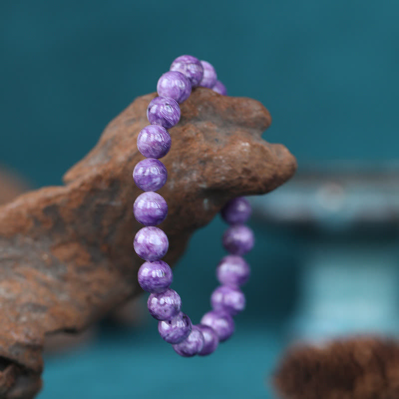 Buddha Stones Amethyst Crystal Positive Transformation Bracelet Bracelet BS Amethyst
