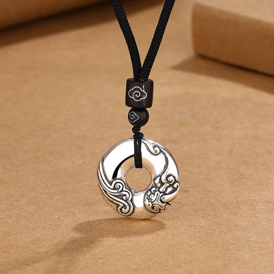 Buddha Stones PiXiu Peace Buckle Copper Wealth Necklace Pendant Necklaces & Pendants BS PiXiu(Wealth♥Luck)