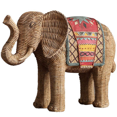 Buddha Stones Elephant Resin Wisdom Wealth Home Decoration Decorations BS 15