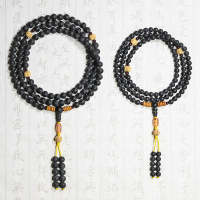 Buddha Stones Tibetan Mala Cypress Bodhi Seed Red Agate Healing Bracelet Mala Bracelet BS 12