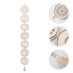 Buddha Stones Chakra Balancing Wall Hanger Home Decor Decorations BS Wood