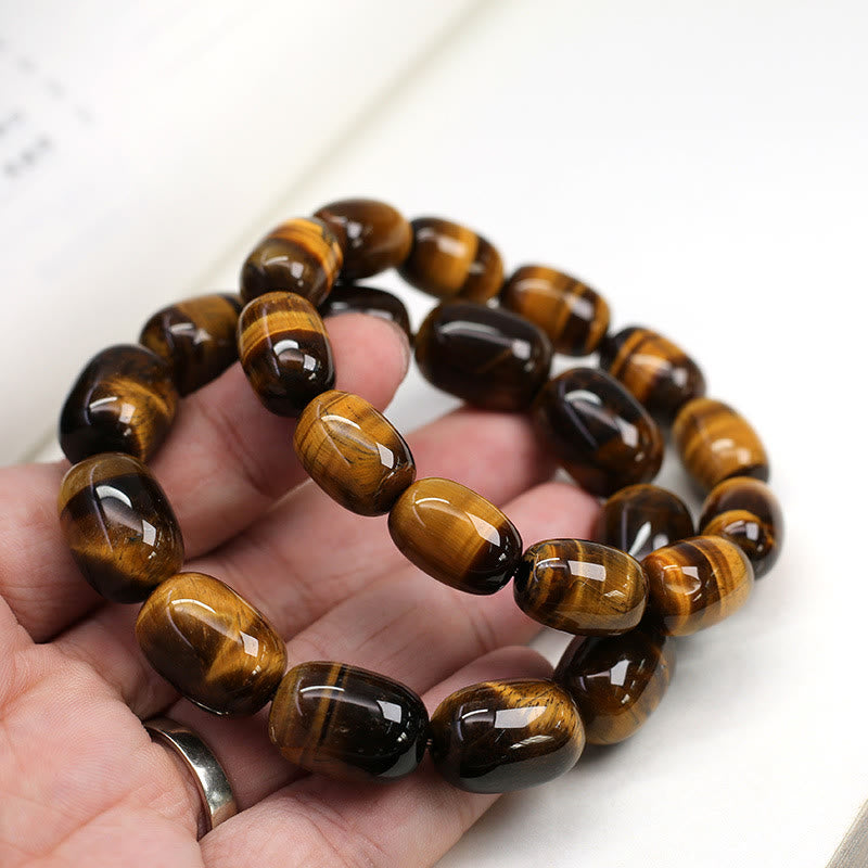 Buddha Stones Natural Tiger Eye Stone Integrity Willpower Bracelet Bracelet BS 5