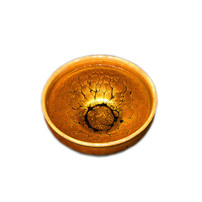 Buddha Stones Gold Spot Pattern Chinese Jianzhan Ceramic Teacup Kung Fu Tea Cup Bowl With Gift Box Jian Zhan Tea Cup BS 6