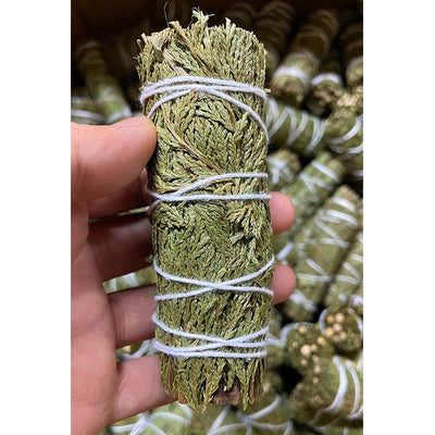 Buddha Stones Cedar Smudge Stick for Home Cleansing Incense Meditation and Rituals Cedar Sticks Incense Wands Incense BS 13